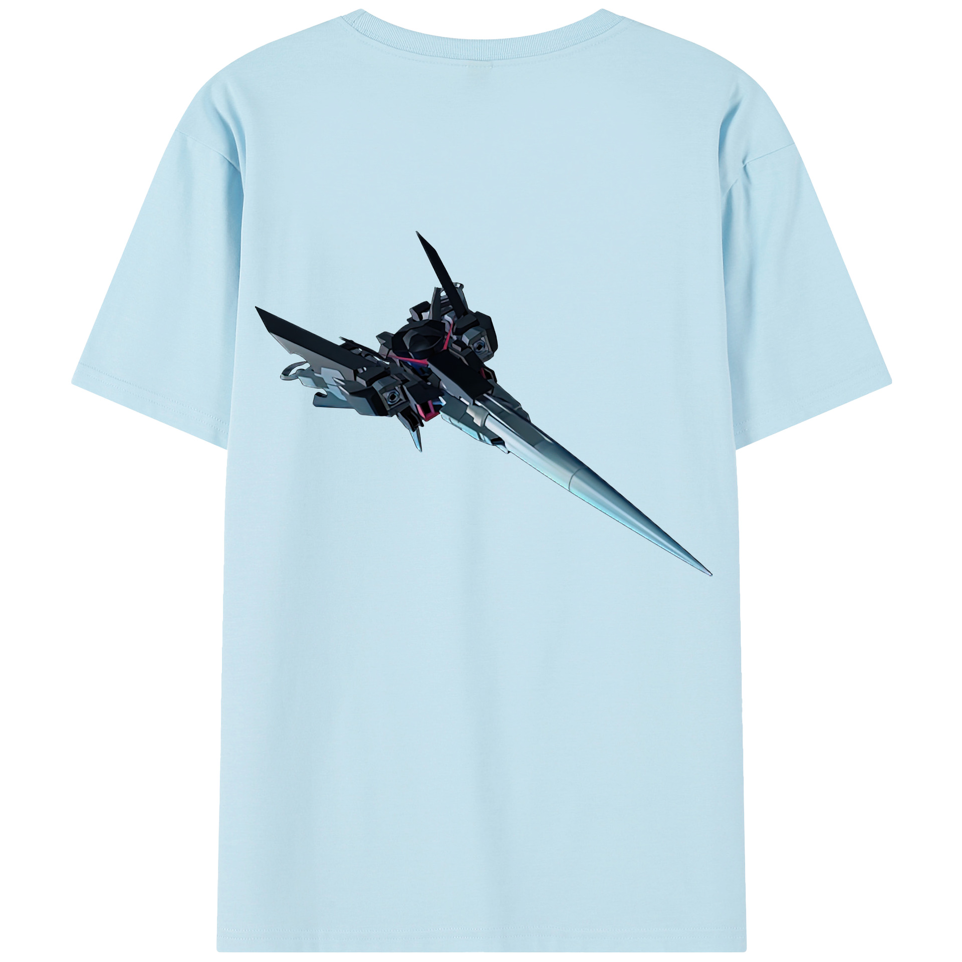（画像用） 機動戦士ガンダム Mobile Suit Gundam 綿100％半袖Tシャツ（背面プリント）